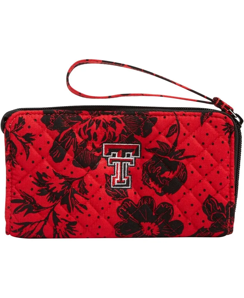 Vera Bradley LSU Tigers Rain Garden Front-Zip Wristlet