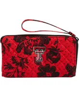 Women's Vera Bradley Texas Tech Red Raiders Rain Garden Front-Zip Wristlet