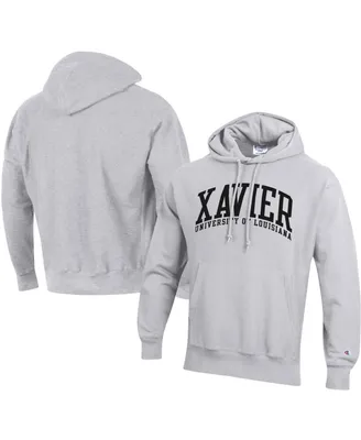 Men's Champion Gray Xula Gold Tall Arch Pullover Hoodie