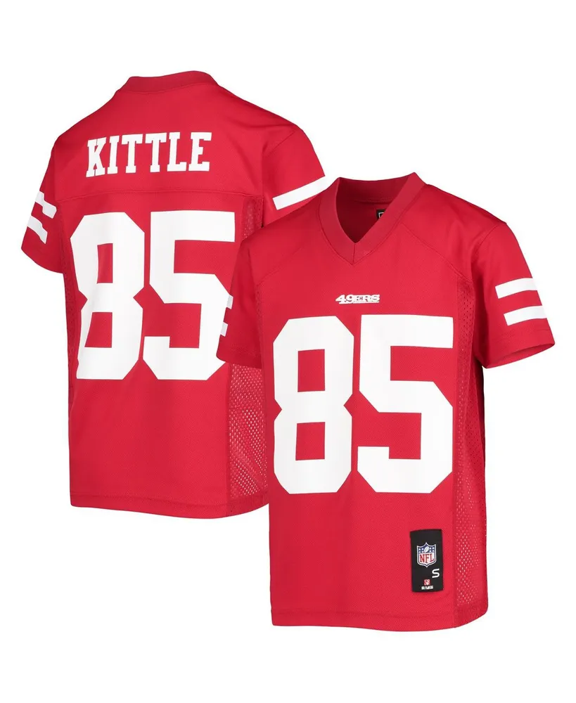 George Kittle San Francisco 49ers Nike Youth Atmosphere Game Jersey - Gray