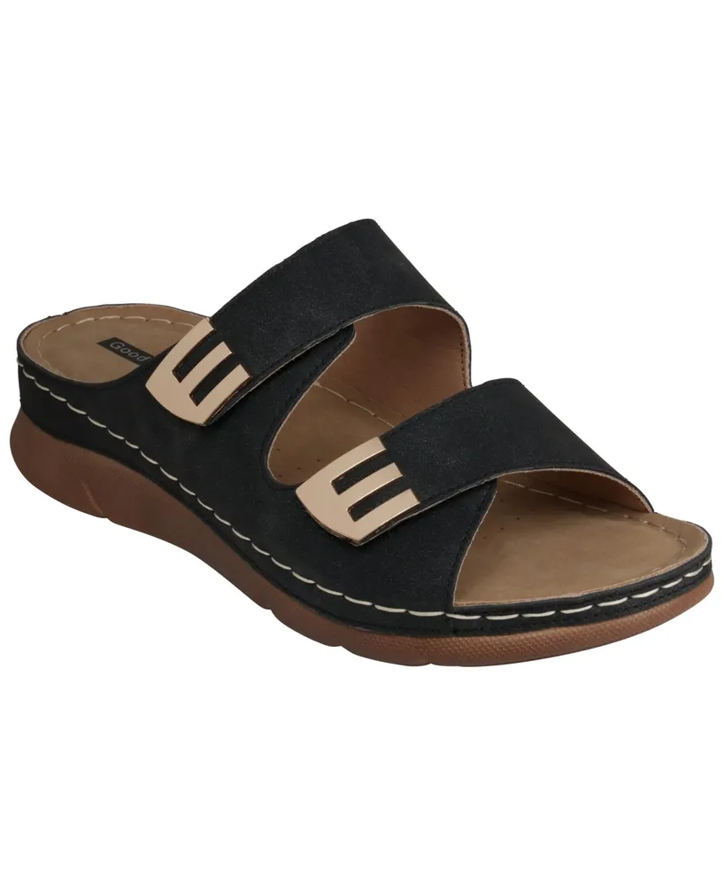 Buy Iconics Women Brown Comfort Flat Sandals Online