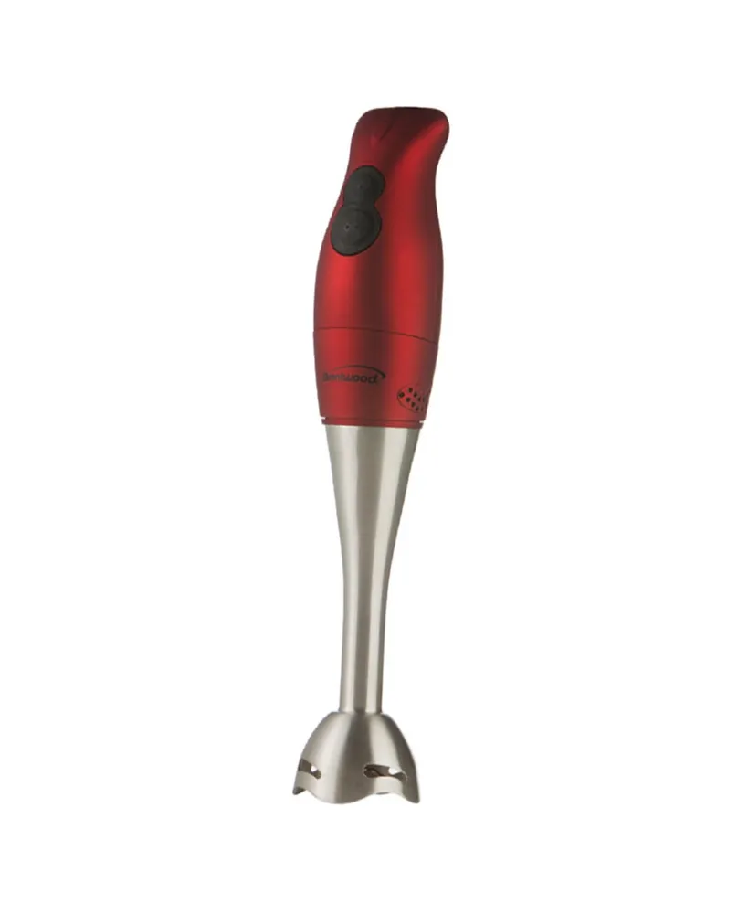 Brentwood Appliances Brentwood 2-speed Hand Blender - Red Soft Grip Handle