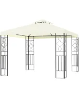 2 Tier 10'x10' Patio Gazebo Canopy Tent Steel Frame Shelter Awning