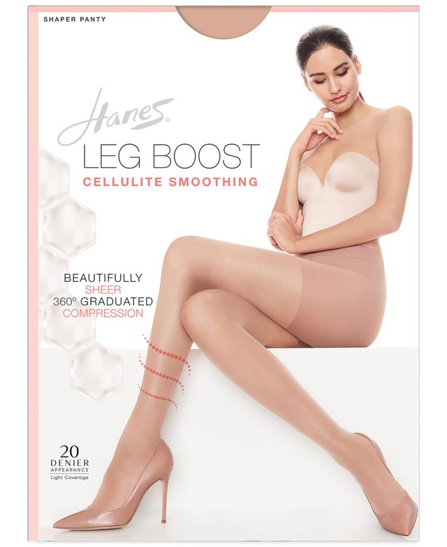 Hanes Leg Boost Cellulite Smoothing Compression Sheers