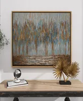 Rosemary Lane Canvas Tree Framed Wall Art with Gold-Tone Frame