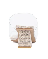 Fashion To Figure Women's Malina Heel Sandal - Wide Width