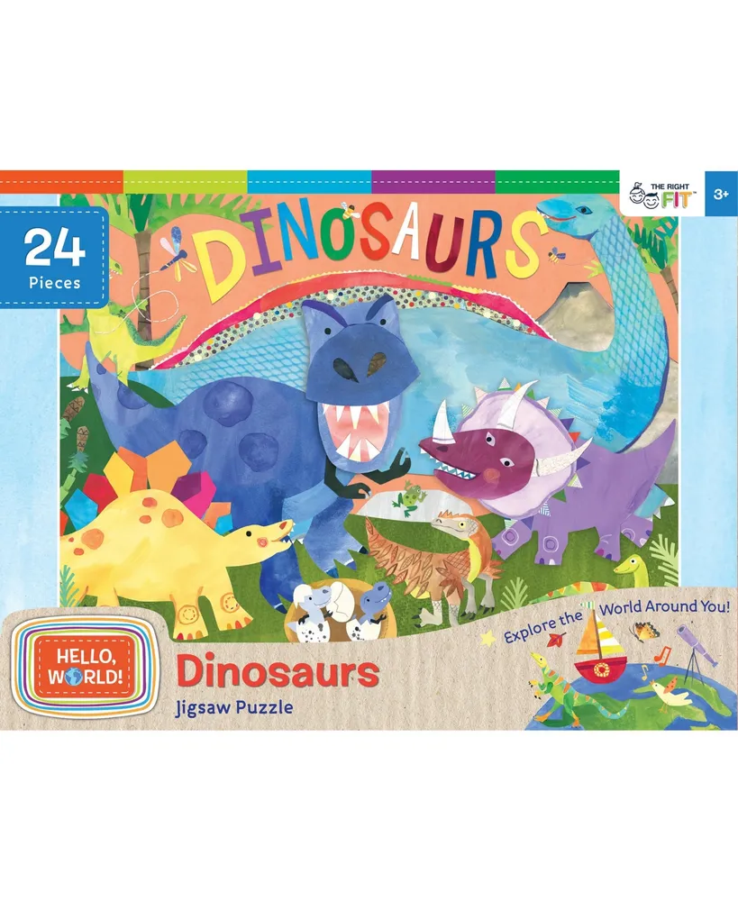 Masterpieces Hello, World! - Dinosaurs 24 Piece Jigsaw Puzzle