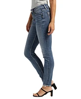 Silver Jeans Co. Women's Suki Mid Rise Curvy Fit Slim Skinny