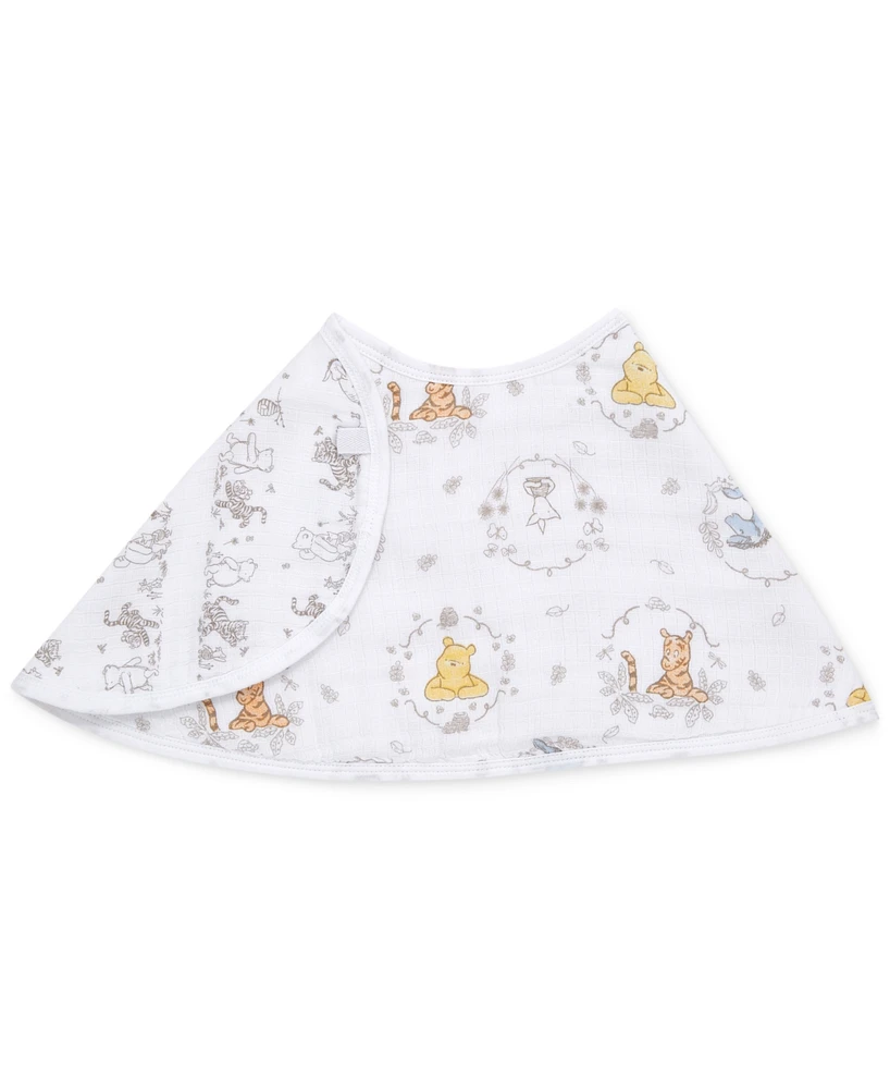 aden by aden + anais Baby Disney Winnie The Pooh Essential Burpy Bib