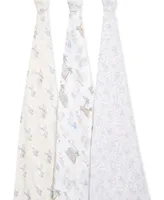 aden by aden + anais Baby Boys or Baby Girls Dumbo Swaddles, Pack of 3