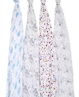 aden by aden + anais Baby Boys or Baby Girls Harry Potter Swaddles, Pack of 4