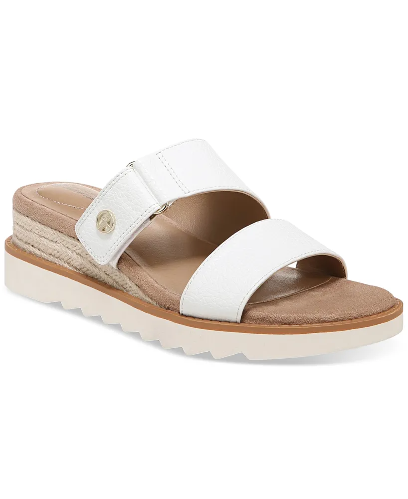 Giani Bernini Women's Bryerr Memory Foam Double Band Wedge Sandals, Created for Macy's