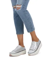 Wild Pair Highfive Bling Lace-Up Low-Top Sneakers, Created for Macy's
