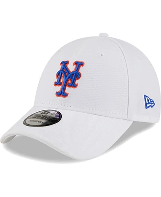 Men's New Era White New York Mets League Ii 9FORTY Adjustable Hat