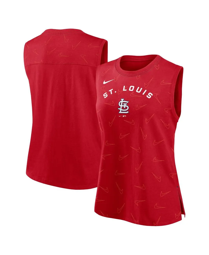 Women's Nike Red St. Louis Cardinals Muscle Play Tank Top