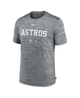 Men's Nike Heather Gray Houston Astros Authentic Collection Velocity Performance Practice T-shirt