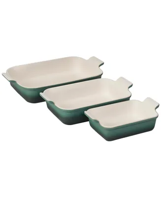 Le Creuset Set of 3 Heritage Bakers