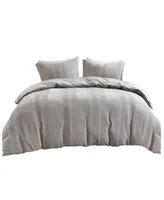 Closeout Urban Habitat Darby Lightweight 3 Piece Soft Cotton Gauze Waffle Weave Duvet Cover Set Collection