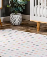 nuLoom Aurora Larissa Washable Kids Polka Dot 8' x 10' Area Rug