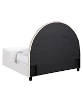 Coaster Home Furnishings Asian Hardwood June Upholstered Arched Twin Headboard