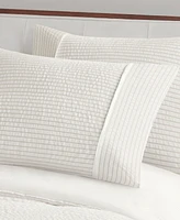 Closeout! Beautyrest Apollo Striped Seersucker Oversized 3-Pc. Comforter Set, Full/Queen