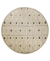 Lr Home Sweet SINUO54112 4' x 4' Round Area Rug