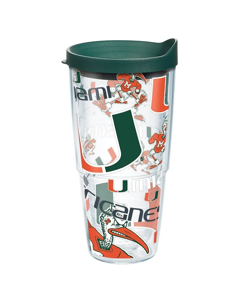 Tervis Tumbler Miami Hurricanes 24 Oz All Over Classic Tumbler