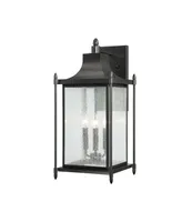 Savoy House Dunnmore 3-Light Outdoor Wall Lantern in Black