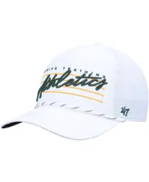 Men's '47 Brand White Oakland Athletics Downburst Hitch Snapback Hat