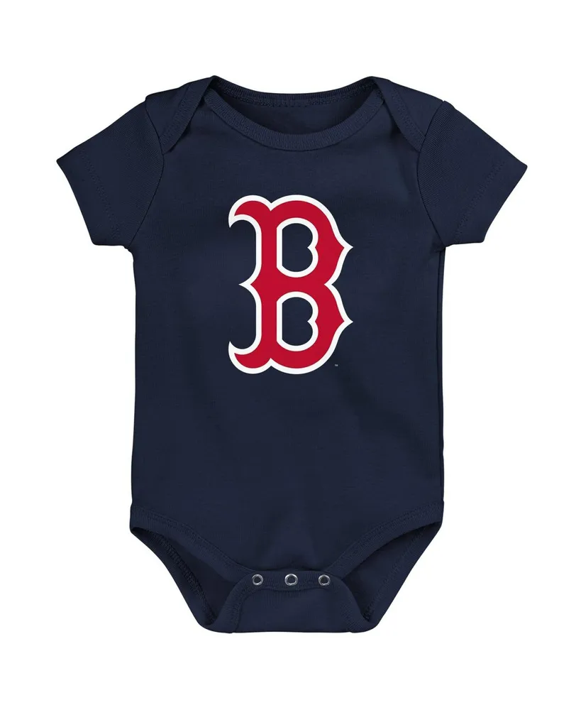 Newborn and Infant Boys and Girls Navy Boston Red Sox Primary Team Logo Bodysuit