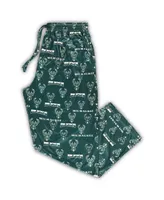 Men's Concepts Sport Hunter Green Milwaukee Bucks Big and Tall Breakthrough Sleep Pants