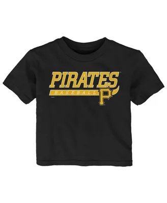Infant Boys and Girls Black Pittsburgh Pirates Take The Lead T-shirt