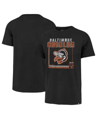 Men's '47 Brand Black Baltimore Orioles Borderline Franklin T-shirt