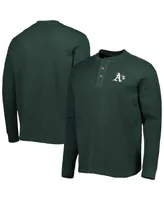 Men's Dunbrooke Oakland Athletics Green Maverick Long Sleeve T-shirt