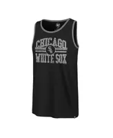 Men's '47 Brand Black Chicago White Sox Winger Franklin Tank Top