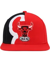 Men's Mitchell & Ness Red Chicago Bulls Hardwood Classics Retroline Snapback Hat