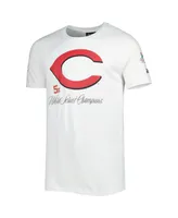 Men's New Era White Cincinnati Reds Historical Championship T-shirt