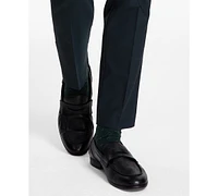 Bar Iii Men's Slim-Fit Emerald Green Solid Suit Separate Pant, Created for Macy's