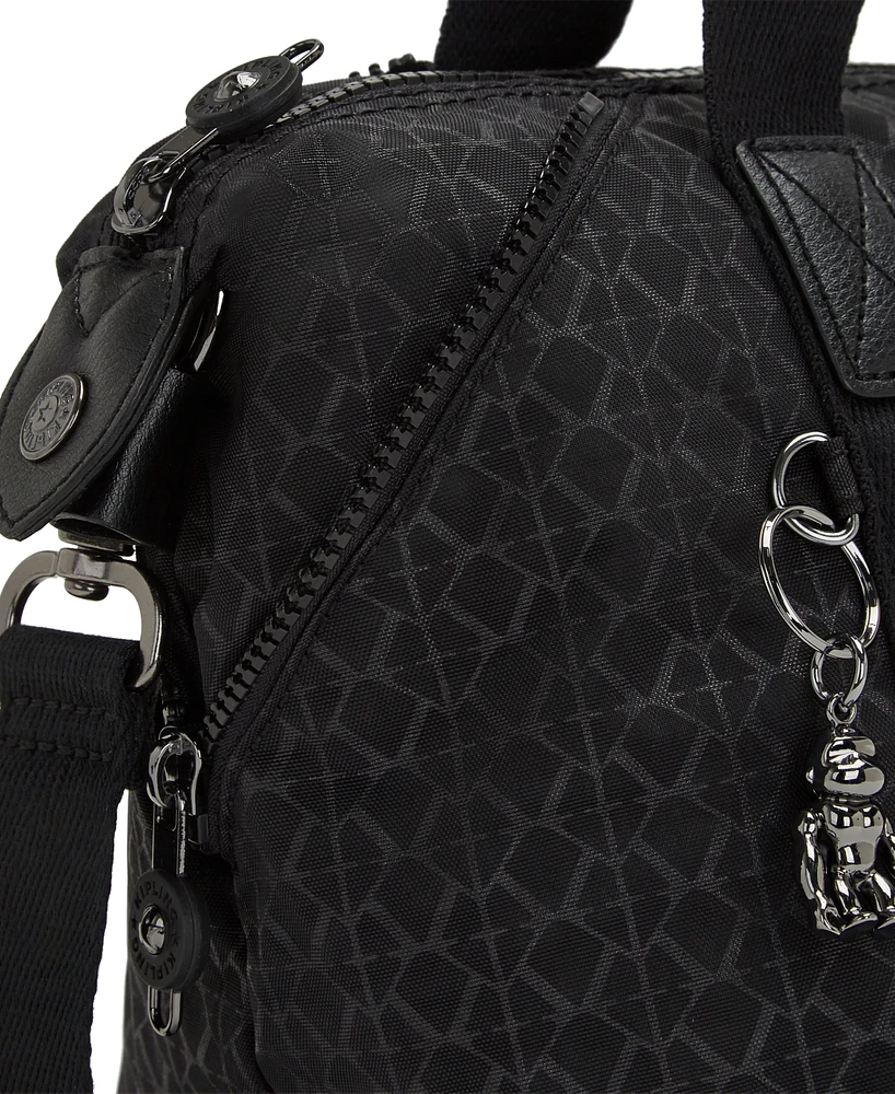 Kipling Art Medium Zippered Shoulder Bag