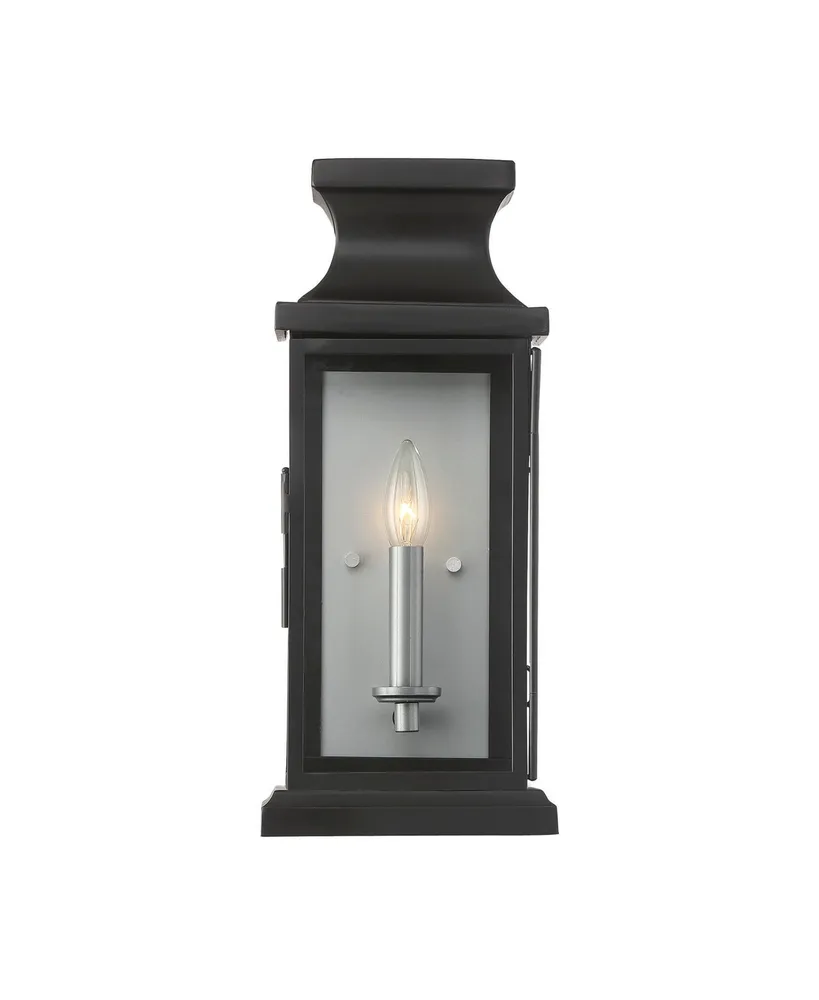 Savoy House Brooke 1-Light Outdoor Wall Lantern in Matte Black