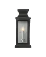 Savoy House Brooke 1-Light Outdoor Wall Lantern in Matte Black