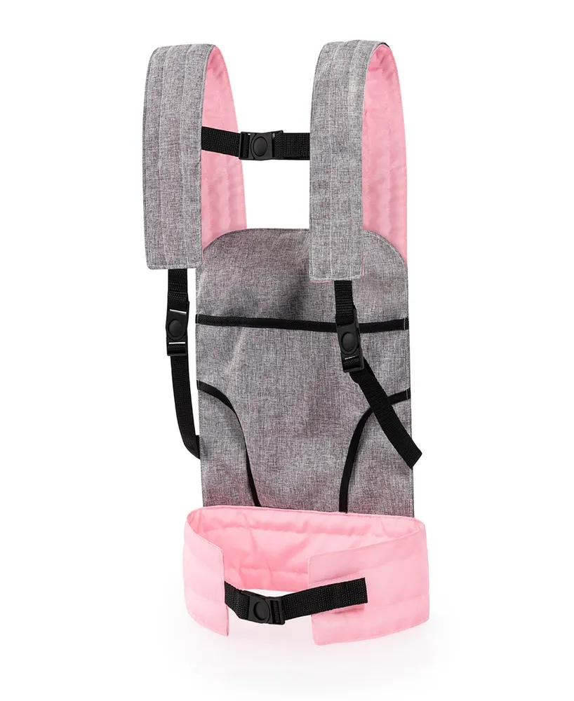 Bayer Design Dolls Grey, Pink, Butterfly Carrier Modern Design