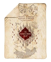Harry Potter Marauders Map Silk Touch Throw, 70" x 50"