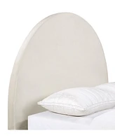 Coaster Home Furnishings Asian Hardwood June Upholstered Arched Twin Headboard