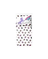 Jay Franco Afro Unicorn Unique, Divine, Magical Microfiber 3 Piece Sheet Set, Full