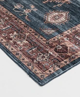 Km Home Velvet Touch Washable Raq-001 5' x 7' Area Rug