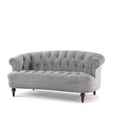 Jennifer Taylor Home La Rosa 69" Victorian Chesterfield Loveseat