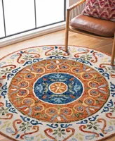 Lr Home Closeout! Sweet SINUO5415A 4' x Round Area Rug