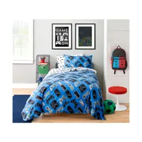 Saturday Park Gamer 100% Organic Cotton Queen Bed Set