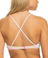 Roxy Juniors' Tropics Hype Cropped Tankini Top